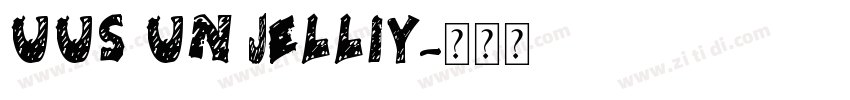UUS UN JELLIY字体转换